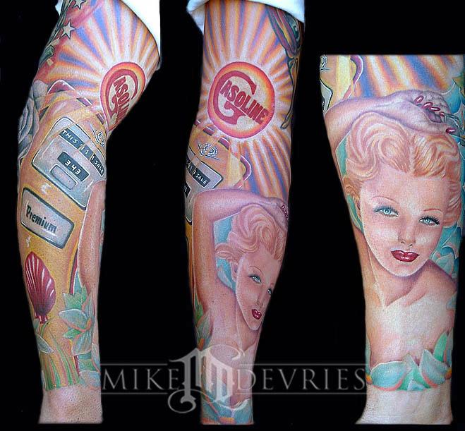 Mike DeVries - Pin up Tattoo